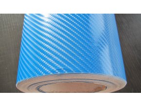 152cm x 15m MODRÁ CARBON FOLIE 4D - KARBON FOLIE