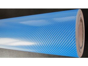 152cm x 30m MODRÁ CARBON FOLIE 4D - KARBON FOLIE