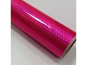 fantasy 1 4 mosaic fluorescent pink fluorescentni ruzova folie s holografickym efektem 001