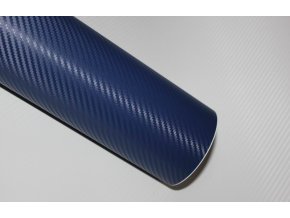 152cm x 2.5m TMAVÁ MODRÁ CARBON FOLIE 3D - KARBON FOLIE