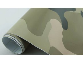 152cm x 9m CAMOUFLAGE FOLIE 3D ŠEDÁ tvarovatelná