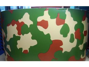 152cm x 3m CAMOUFLAGE FOLIE 3D ZELENÁ tvarovatelná