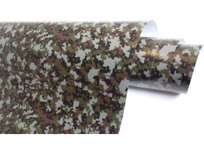 152cm x 1m CAMOUFLAGE FOLIE 3D ARMY tvarovatel0á