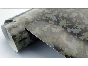 152cm x 7m CAMOUFLAGE FOLIE 3D ARMY tvarovatel0á