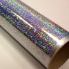 Fantasy sequins silver PRIME, holograficka stribrna folie