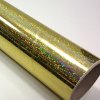 fantasy sequins gold zlata folie s holografickym efektem 001