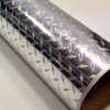 diamond plate mini holographic silver stribrna folie s holografickym efektem 001