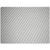 100cm x 50cm STŘÍBRNÁ CARBON FOLIE 3D - KARBON FOLIE