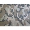 25cm x 25cm CAMOUFLAGE FOLIE 3D ŠEDÁ tvarovatelná