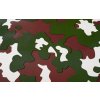 25cm x 25cm CAMOUFLAGE FOLIE 3D ZELENÁ tvarovatelná