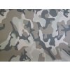 25cm x 50cm CAMOUFLAGE FOLIE 3D ŠEDÁ tvarovatelná