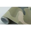25cm x 50cm CAMOUFLAGE FOLIE 3D ŠEDÁ tvarovatelná