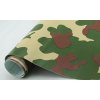 25cm x 50cm CAMOUFLAGE FOLIE 3D ZELENÁ tvarovatelná