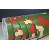 152cm x 50cm CAMOUFLAGE FOLIE 3D ZELENÁ tvarovatelná