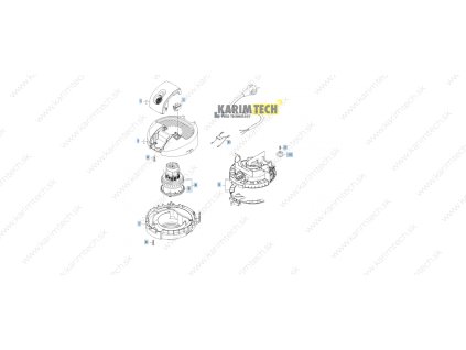 Náhradní díly A 2204 2504 2500 - Motor (Epizoda 9-Sestava náhradních dílů Kabel)