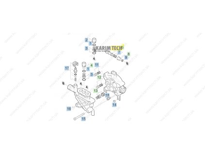 HDS 501 C EU - Cylindr head (Diel 17-Sada náhradních dílů neutr.)