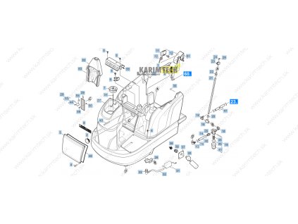 Náhradní díly Kärcher B 90 R Adv Bp - FreshWaterTank (Diel 29-Elektrická zařízení B 90 R)