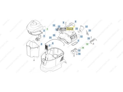 PUZZI 81 C - nadrz (Diel 22-Prest.súpr. PUZZI 200 PW10)