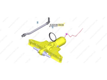 Náhradní díly Kärcher FC 5 EU - Housing (Epizoda 2-Hose by-pass complete Reduzierung)