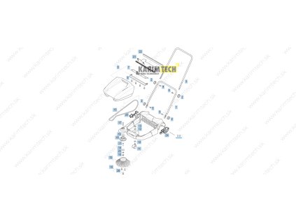S 550 EU - Individual parts (Diel rám 7 nádrží)