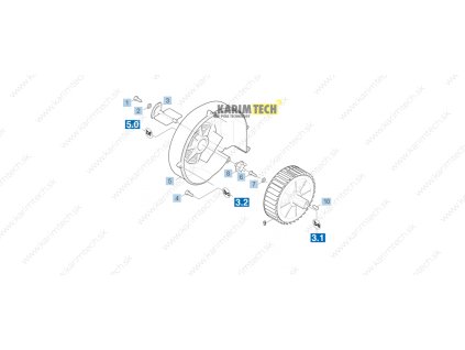 HDS 551 C - Blower (Diel 11-TYČ)