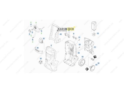 K 4 - díly (Diel 8-Náhradní díly Hood Compact)