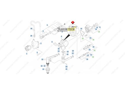 K 4 Compact (1.637-310.0) - oumpset1 (Diel 19-Injektor kompl.)