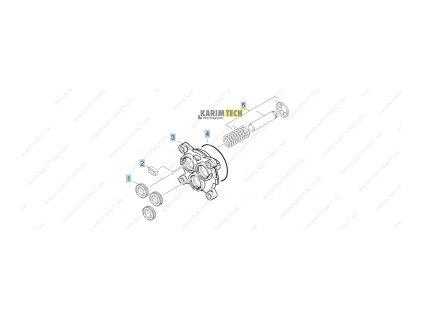 K 5700 - Thrust Guidance (Diel 1-drážkovaný kroužek)