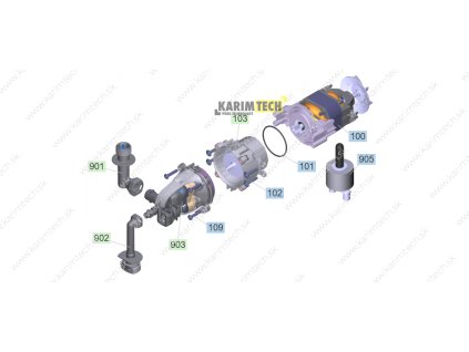 K 2 Compact - Pumpset (Diel 905-Speciální nářadí pro motor K2)