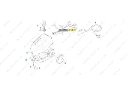 SC 2 - Housing (Diel sada 10 kabelů SC 1020 *EU)
