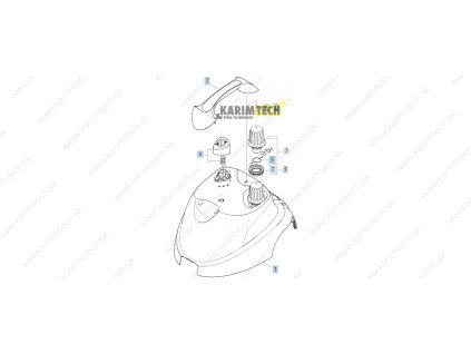 SC 1202 EU - Top part (Diel 1-Kryt horní části pouze jako náhrada)