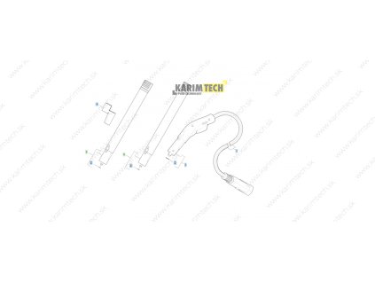 SC 1202 EU - Estension and hose (Diel 3-rozšiřovací trubice)