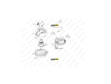 A 2200 EU - Vacuum motor (Epizoda 9-Sestava náhradních dílů Kabel)