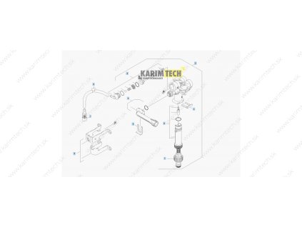 K 2.54M EU - Pumpset (Diel 3-Sestava náhradních dílů Píst řízení)