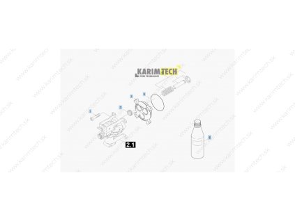 K 2.54M EU - Pumpset1 (Diel 5-Sestava náhradních dílů Píst GSF)
