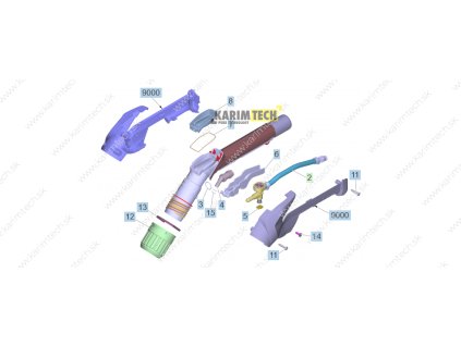 Puzzi 10/1 - Ručka (Diel 9000-Pár rukojetí)