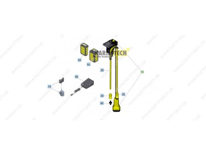 BP 2.000-18 BARREL - celek (Diel 80voltová rychlonabíječka 18V)