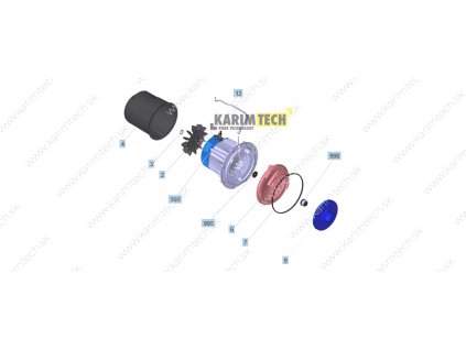 BP 4 Garden - motor (Diel 9 kol compl.)