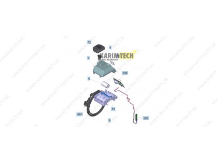 BP 4 HomeGarden - elektrika (Diel 12-Kryt přepínače kompl. BP 3 H&G)