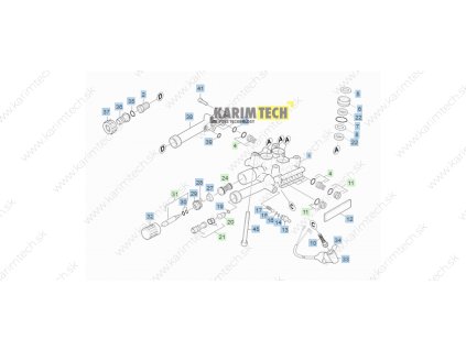 HD 5/15 C Plus (předchozí model) - hlava (Diel sada 100 čerpadel HD 5/12 C)