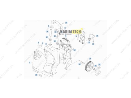 HD 5/15 C Plus (předchozí model) - plasty (Epizoda 11-Dávkovací ventil chémia)