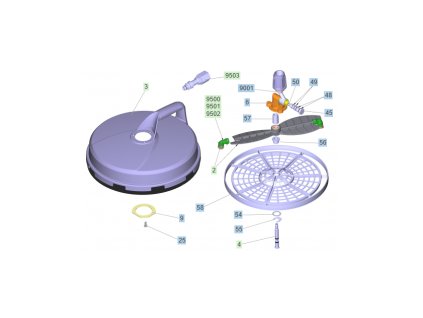 FR Classic - FR1 celek (Diel 2-sada náhradních dílů rotoru FR Class)