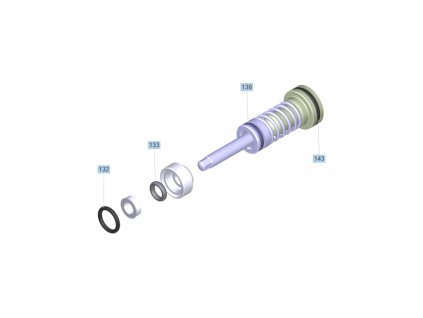 HD 6/13 C Plus - píst (Diel 132-O-kroužek 8 X 2)