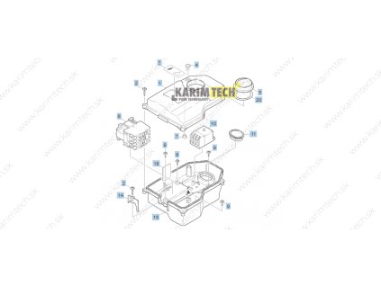 HD 10/23-4 S Plus - elektronika (Diel 6-kontaktér -pouze jako náhrada-)