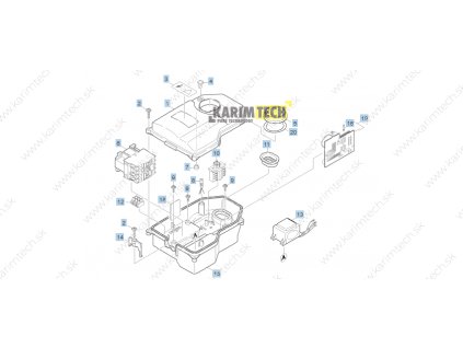 HD 10/25-4 SX Plus - elektronika (Diel 18-Plech)