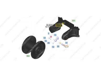 HDS 8/18-4 CX - buben1 (Epizoda 901-Súprava náhradných dielov držiak hadicov)