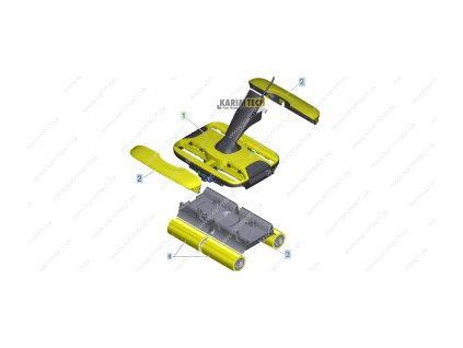 FC 7 Cordless Premium - stroj5 (Epizoda 4-2 ks mikrofázových valcov, žlté *AKCIA)