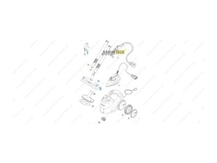 SC 5 - stroj1 (Diel 13-"Sada hadříků na podlahové trysky ""Comfo"")