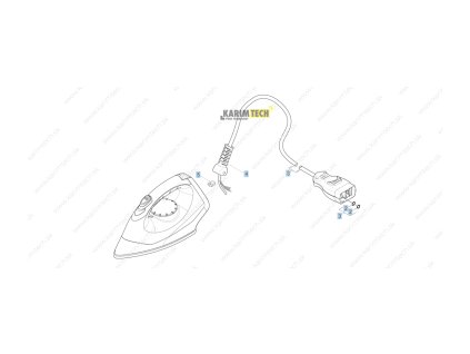 SC 5 - stroj2 (Diel 3-kompletní náhradní parní hadice I 6006 wh)