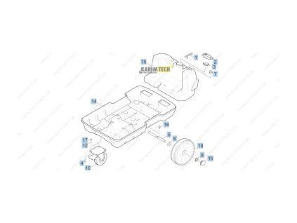 HDS 895 M ECO - stroj1 (Diel 19-Sestava krytu kola)